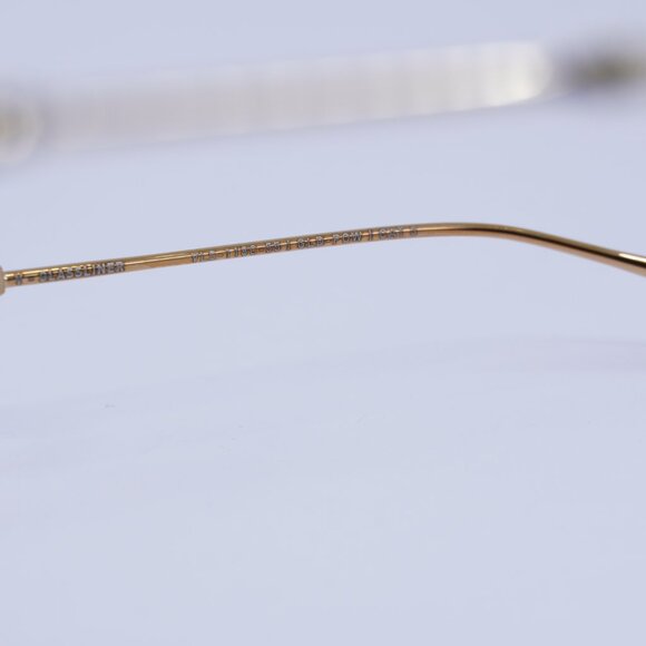 🕶️ New Valentino V-GLASSLINER VLS-118C Sunglasses - White Gold Frame - Picture 8 of 11